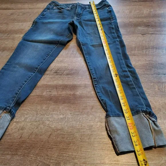 Jag Jeans Mid Rise Slim Ankle Dark Size 6 - Picture 2 of 6